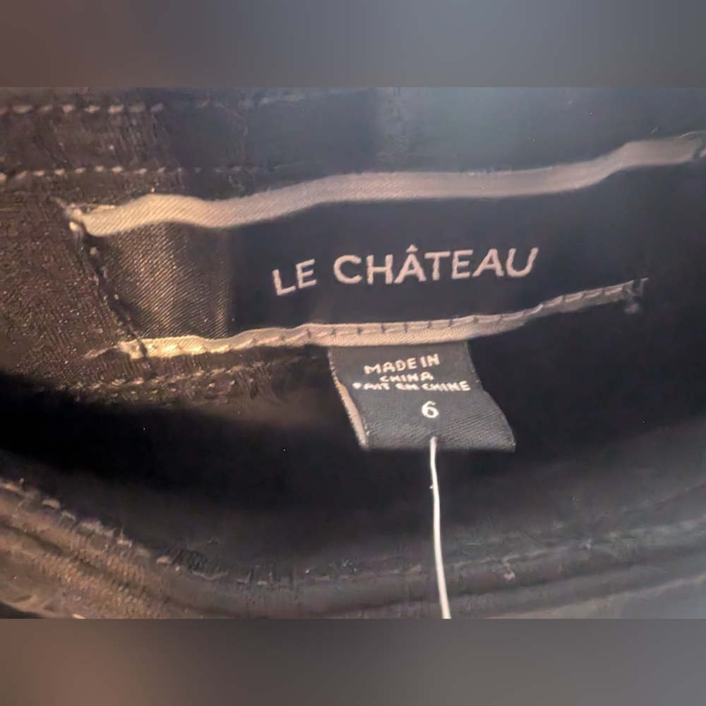 Le Chateau Black Lace-Up Pencil Skirt - Picture 5 of 11